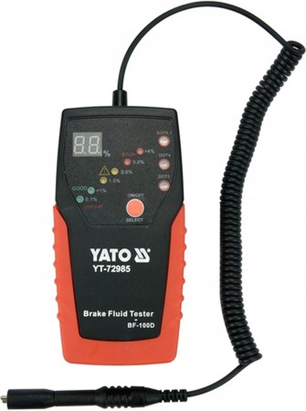 Tester plynu hamulcowego elektroniczny sonda elast