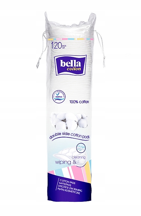 

Płatki kosmetyczne okrągłe Bella Cotton 120 szt.