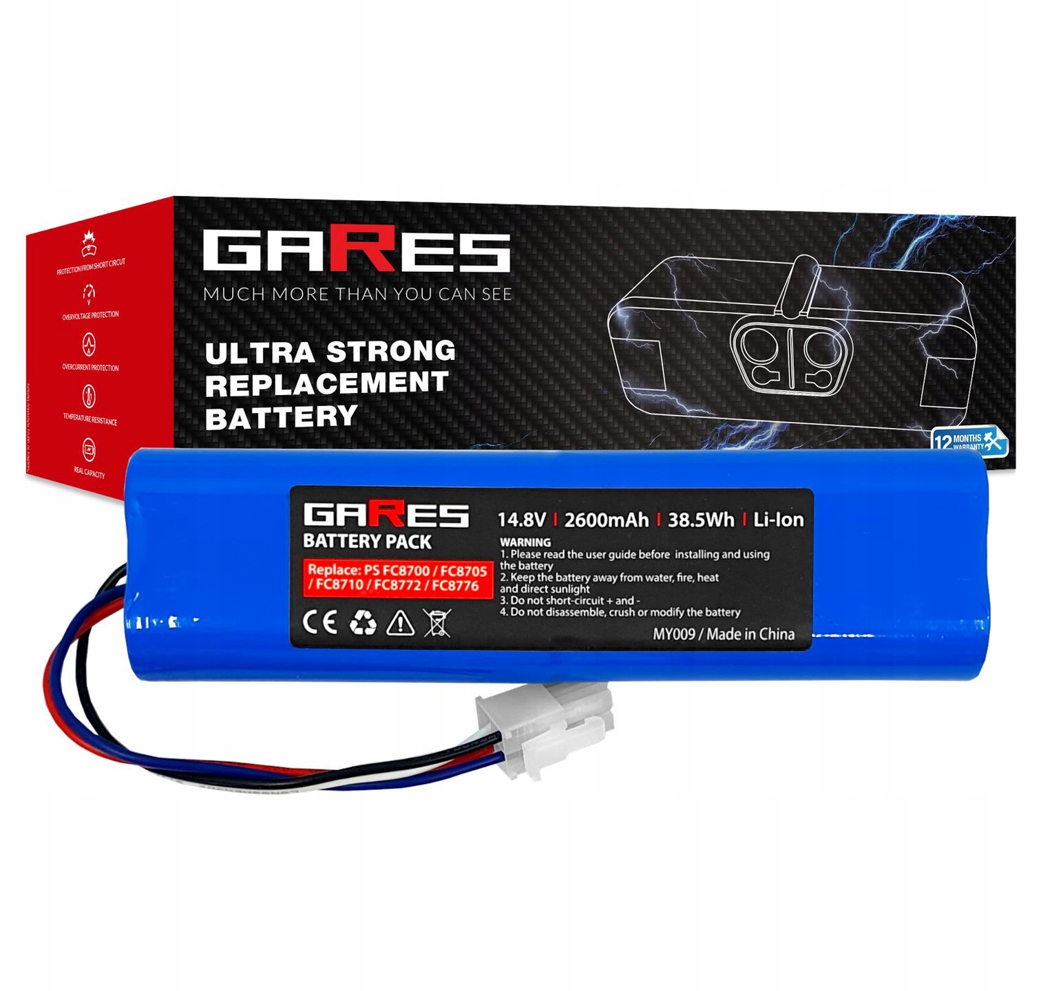 Baterie Akumulátor pro Philips FC8700 FC8705 FC8710 FC8772 FC8776 14,8V