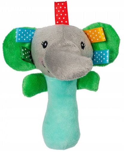 

Akuku Słoń Ela słonik grzechotka pluszowa piszczek
