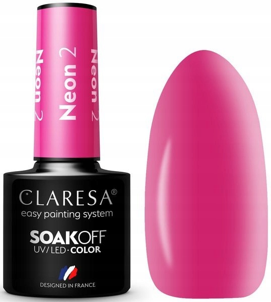 

Claresa Lakier Hybrydowy Neon 2