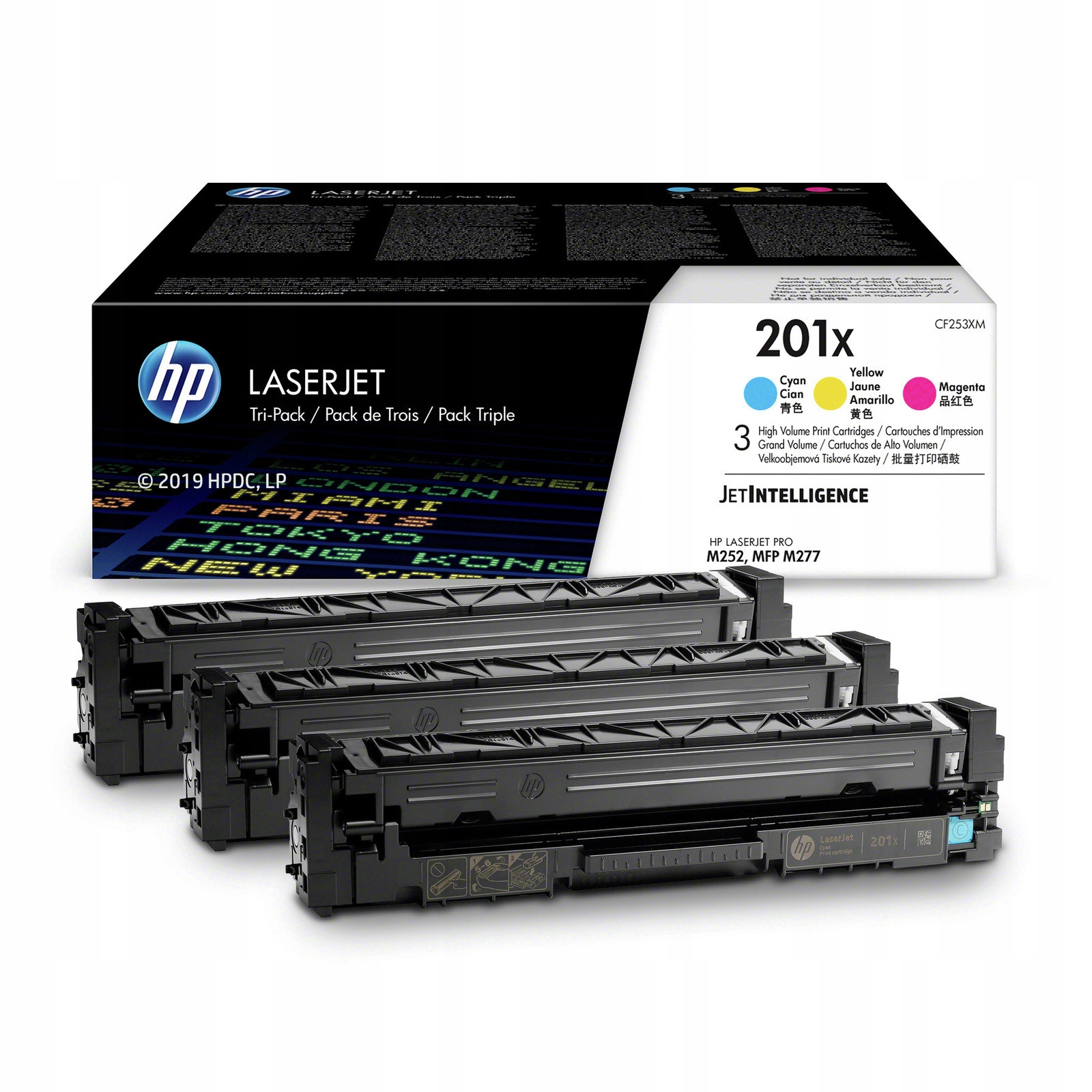Toner Hp 201X CF253XM Cmy M277 M252 3pak 3x2300str