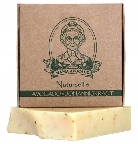 Levně Mama Avocado Mýdlo avokádo a třezalka pro všechny typy pleti 95 g