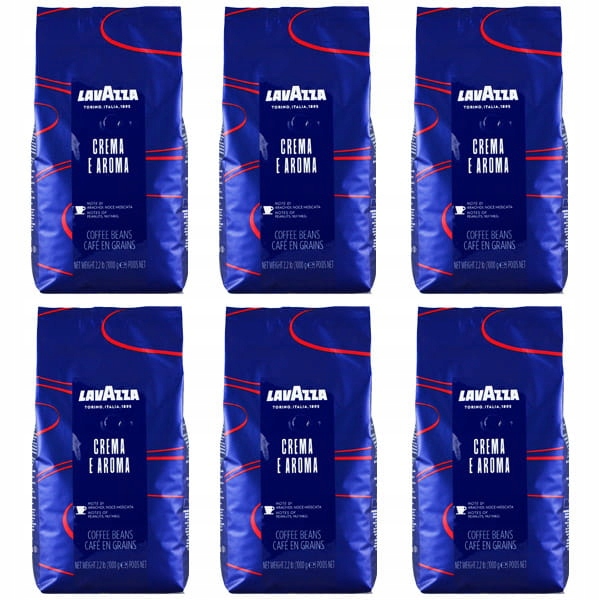 Blue crema Kawa ziarnista mieszana Lavazza Crema e Aroma Blue 6000 g 6 kg