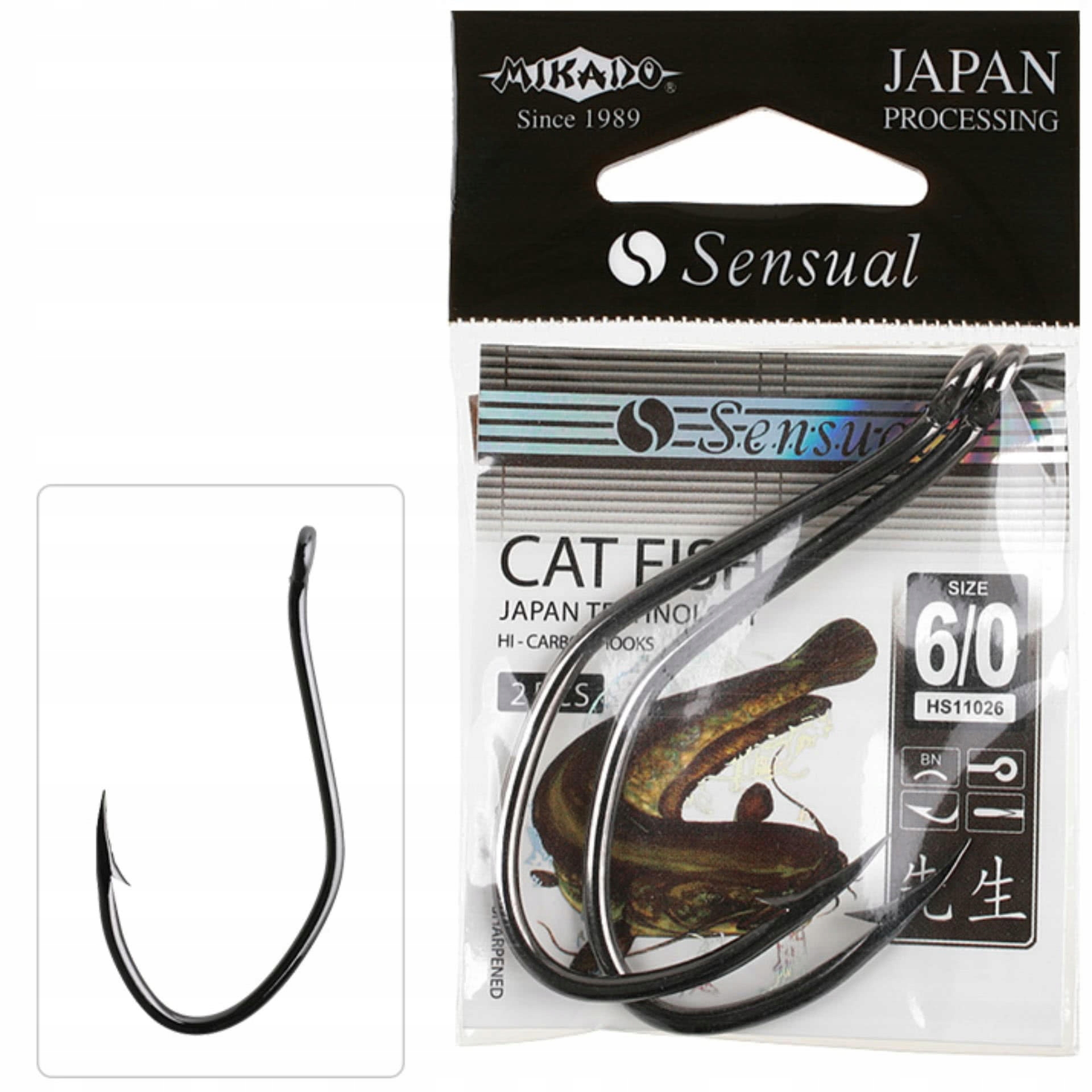 Haczyk Sensual Cat Fish nr 6/0 Bn op.2szt.
