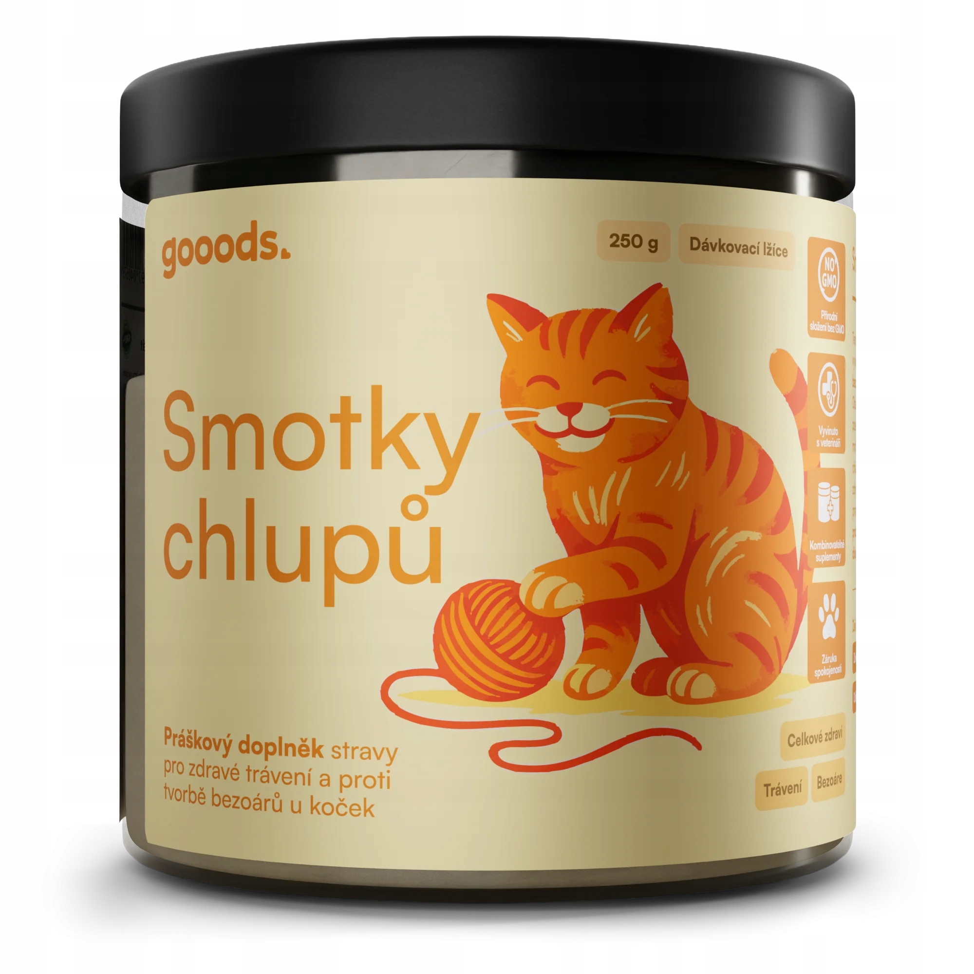 Levně Gooods. proti Smotkům chlupů koček, zabraňuje tvorbě bezoárů 250g