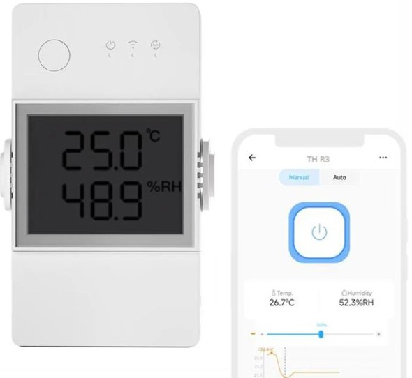 

Sonoff Przekaźnik Wifi Pomiar Temperatury THR320D