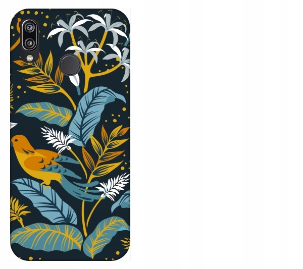 

Etui pokrowiec Huawei P20 Lite Tropical floral kwi