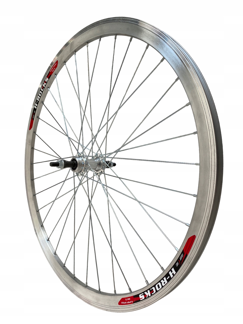 Koło Rowerowe 28"Tył na wolnobieg aluminium D3 srebrne na łożyska maszynowe