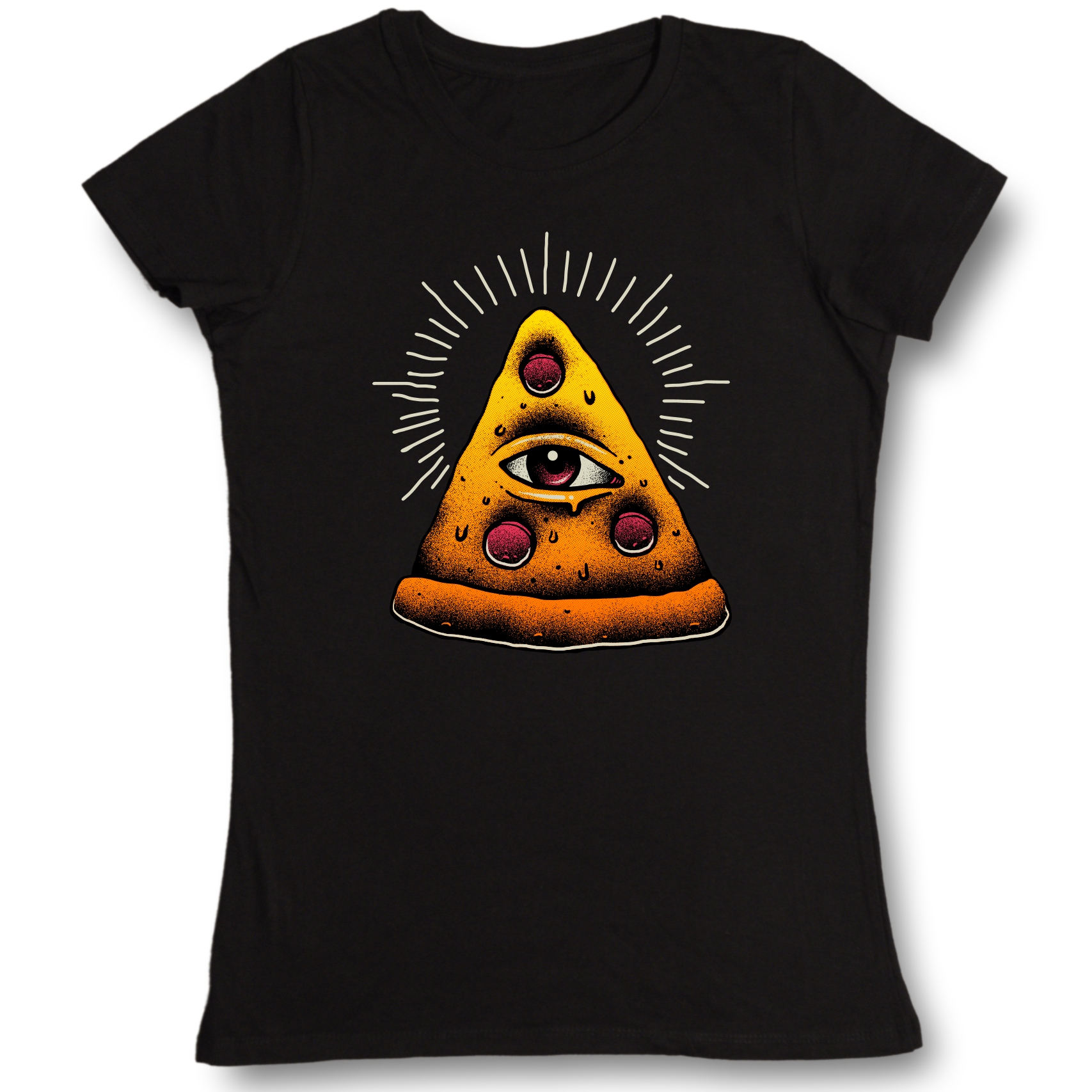

Koszulka damska Pizza Illuminati I Love Pizza M