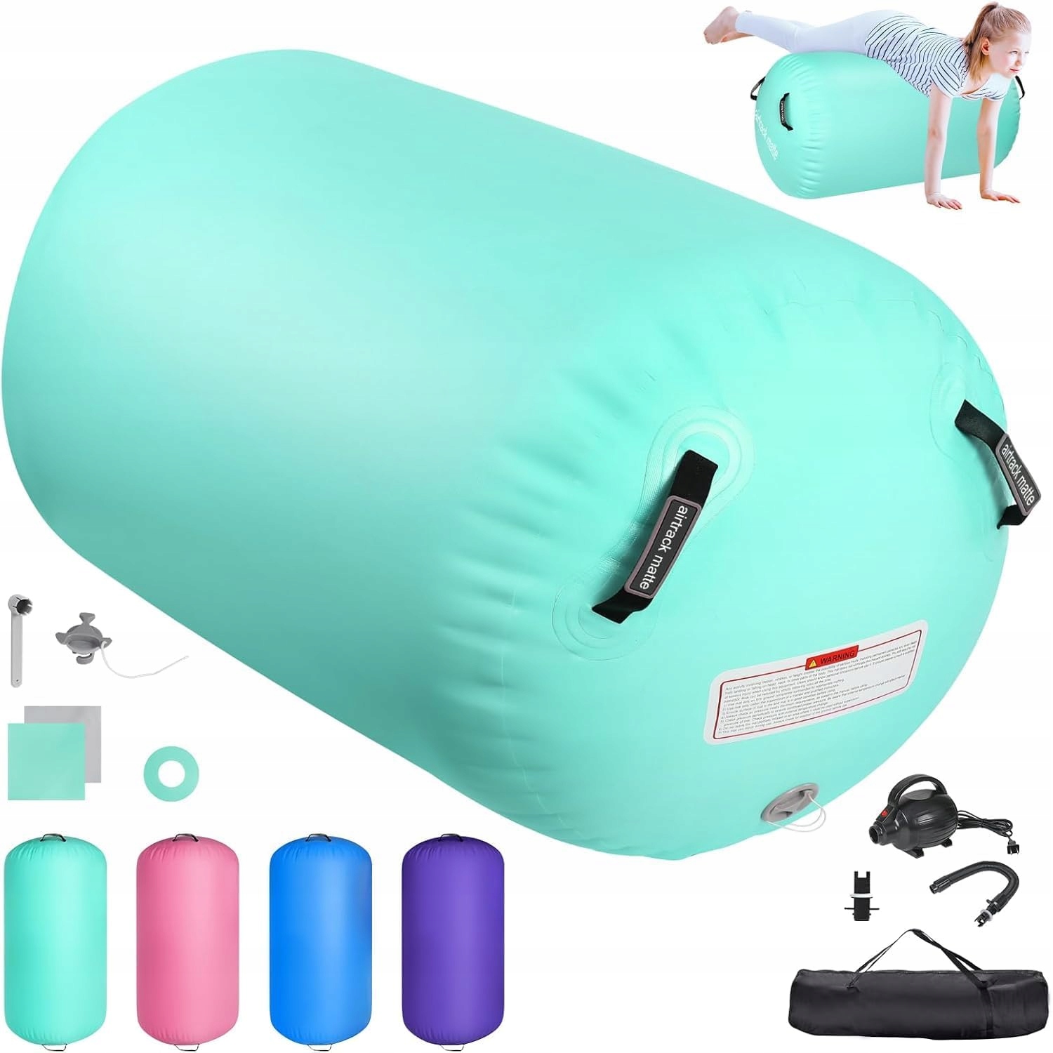 Airspot Air Roll Air nadmuchiwany wałek gimnastyczny 100/120 cm