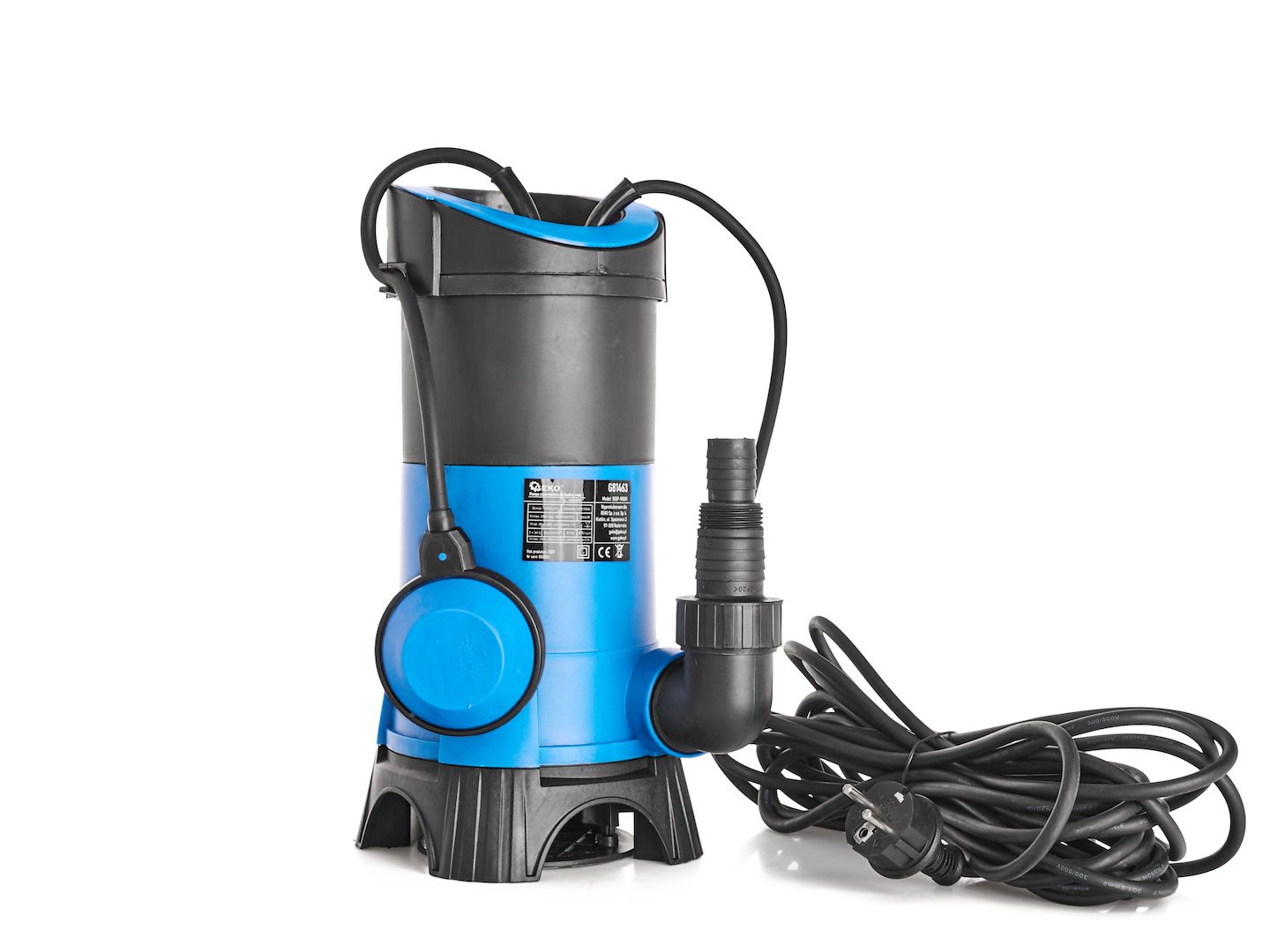 Ponorné Čerpadlo Na Špinavou Vodu S Plovákem 900 W 14000 L/h 7 M 10 M Кабель