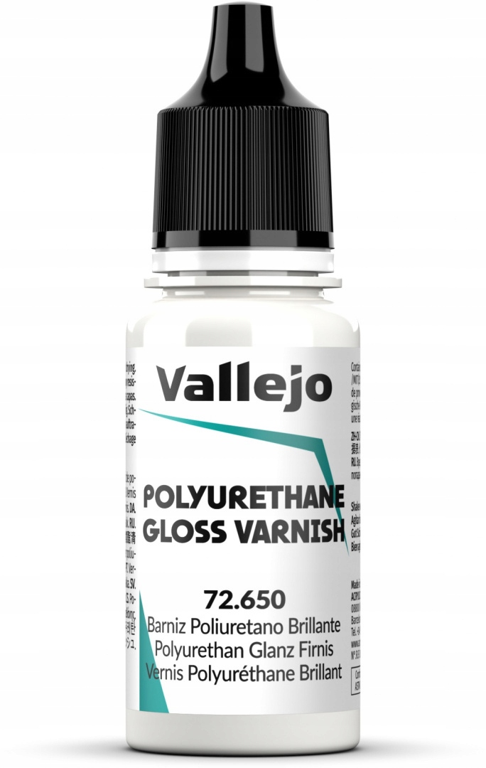 Vallejo 72650 Polyurethane Gloss Varnish 18 ml