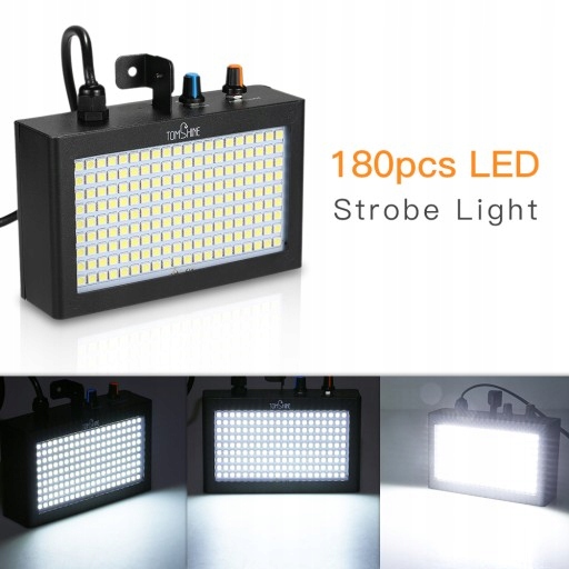 LAMPA STROBOSKOPOWA 180 LEDS LAMPA SCENICZNA Model Swiatlo sceny