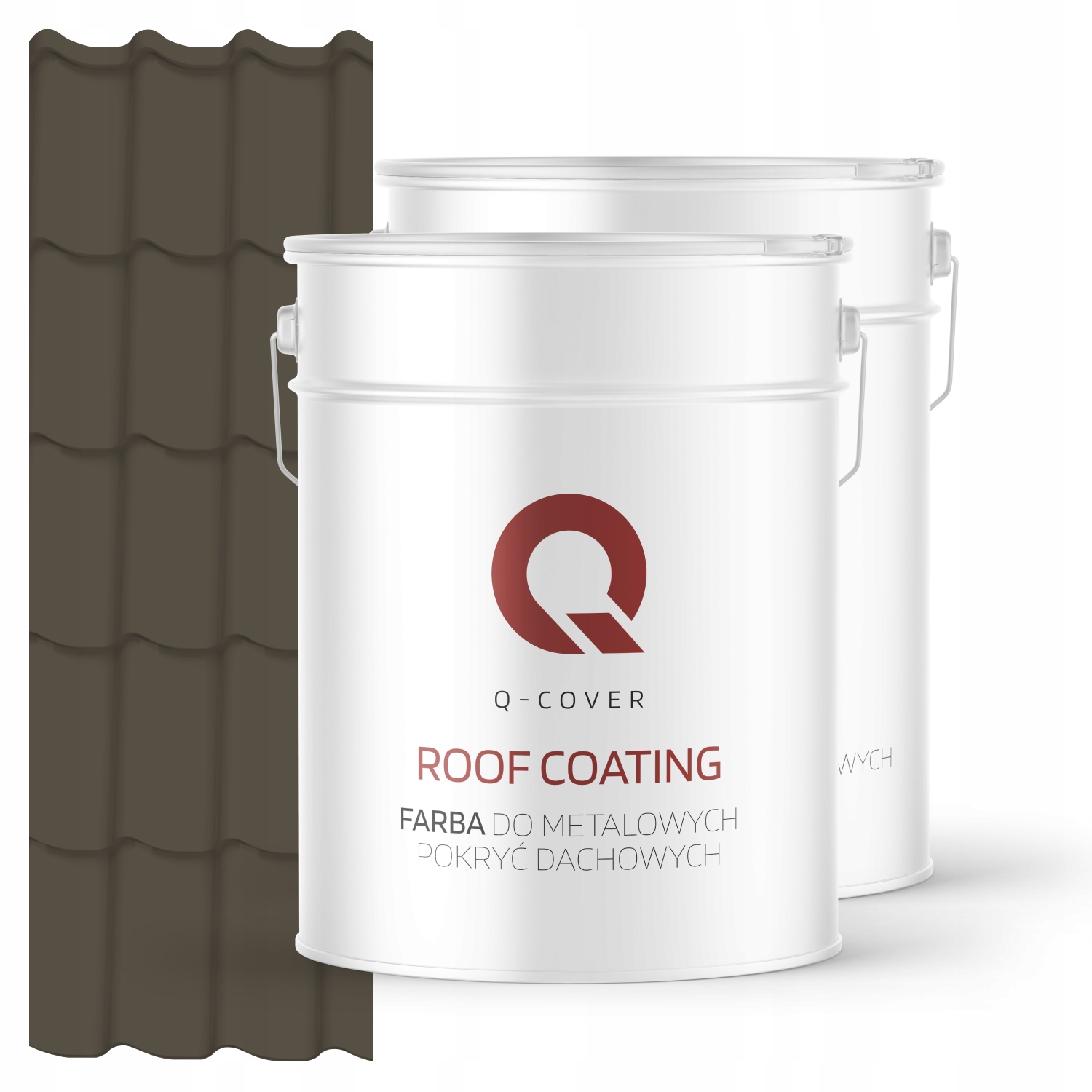 Farba Na Kovové Strechy Podložka Sivá Hnedá Ral 7013 74 m2 Satén