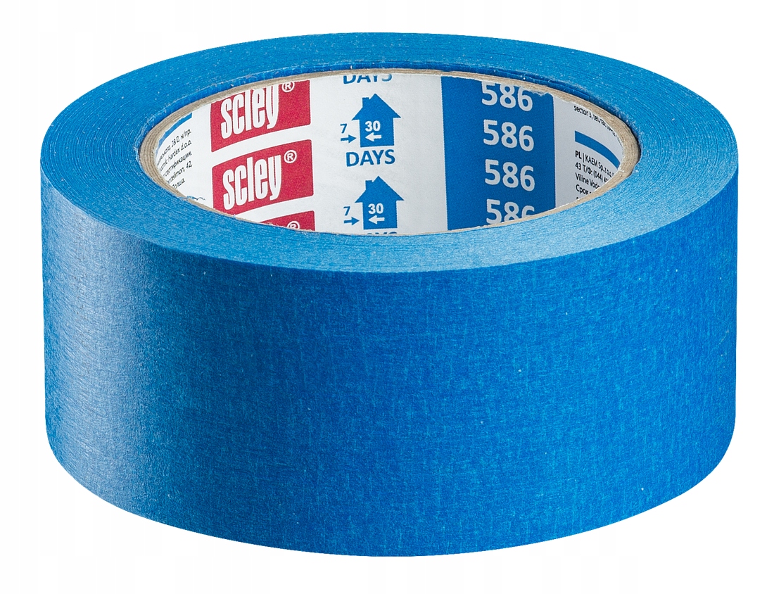 

Taśma niebieska papierowa *586* 30mm x 33m Scley