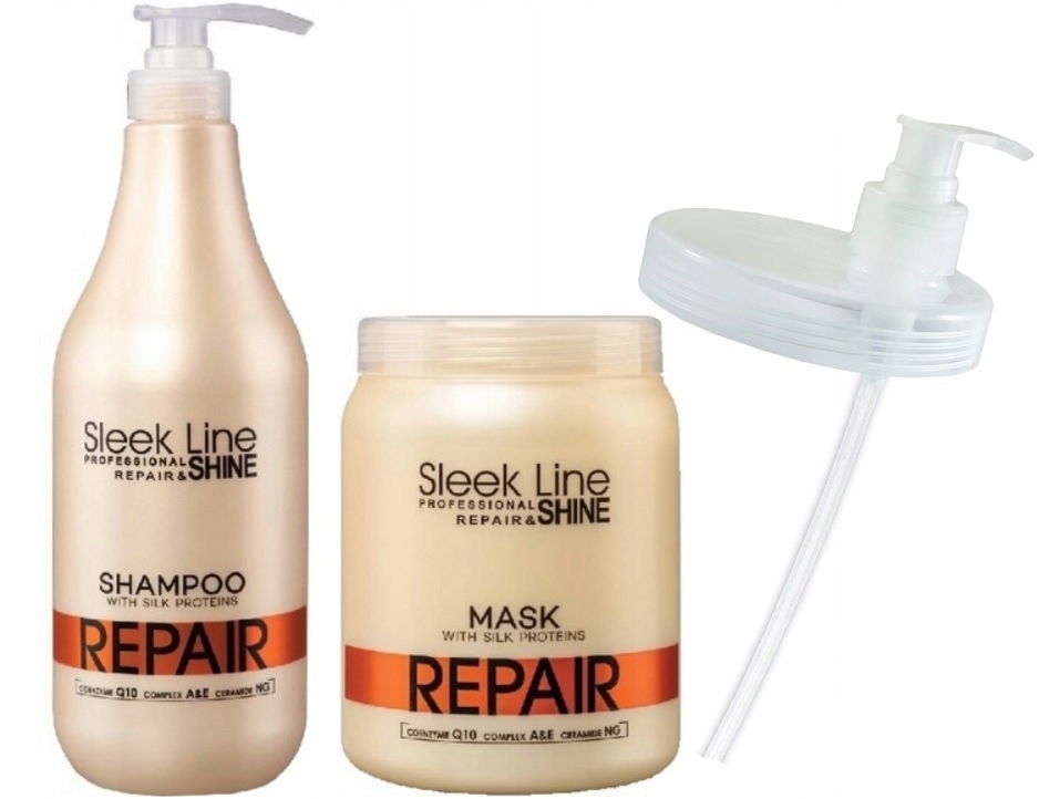

Stapiz Sleek Line maska szampon Repair 1L pompka