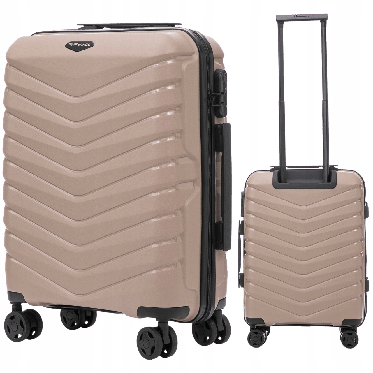 Kabinové zavazadlo příruční Ryanair Wizz Priority Wings Phoenix 2.0 Champagn