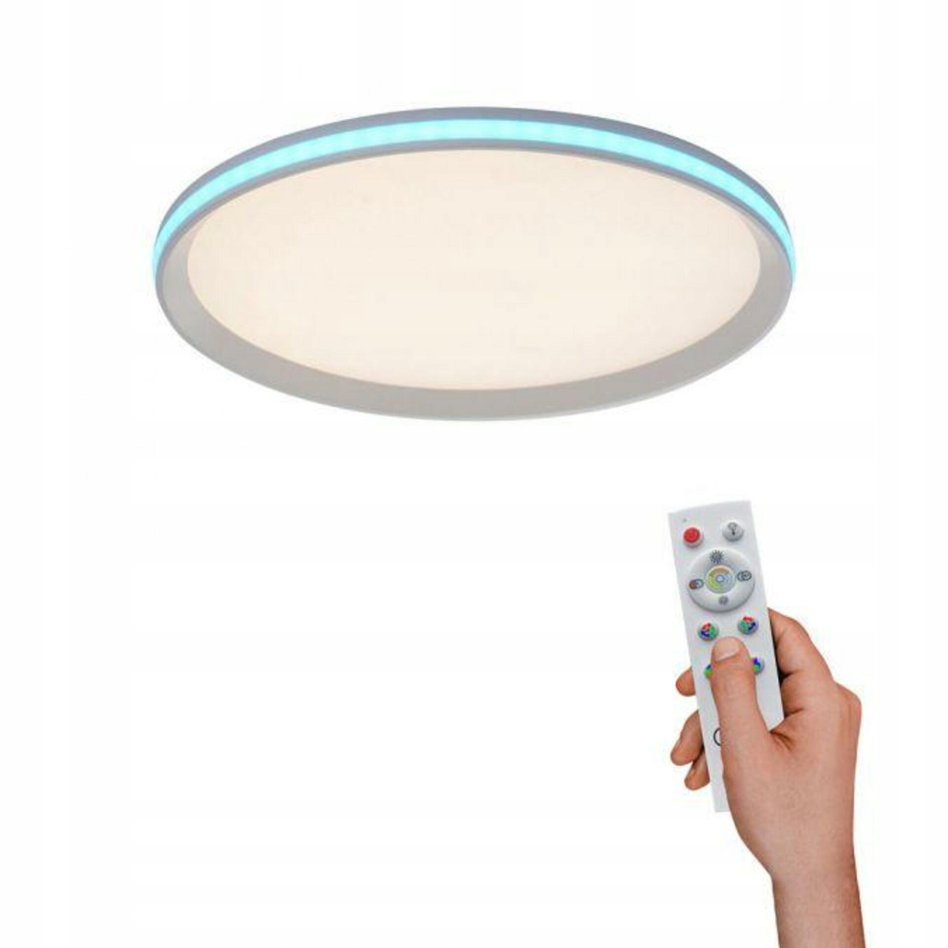 Led stropné svietidlo Just Light, 32W, Cct, Rgb, diaľkové ovládanie, biele, 45