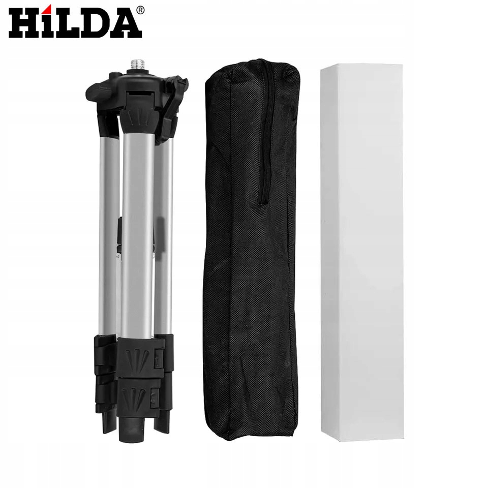 HILDA POZIOMICA 3D 12 LINII LASER KRZYŻOWY SAMOPOZIOMUJĄCY + STATYW 1.2 M Marka Hilda