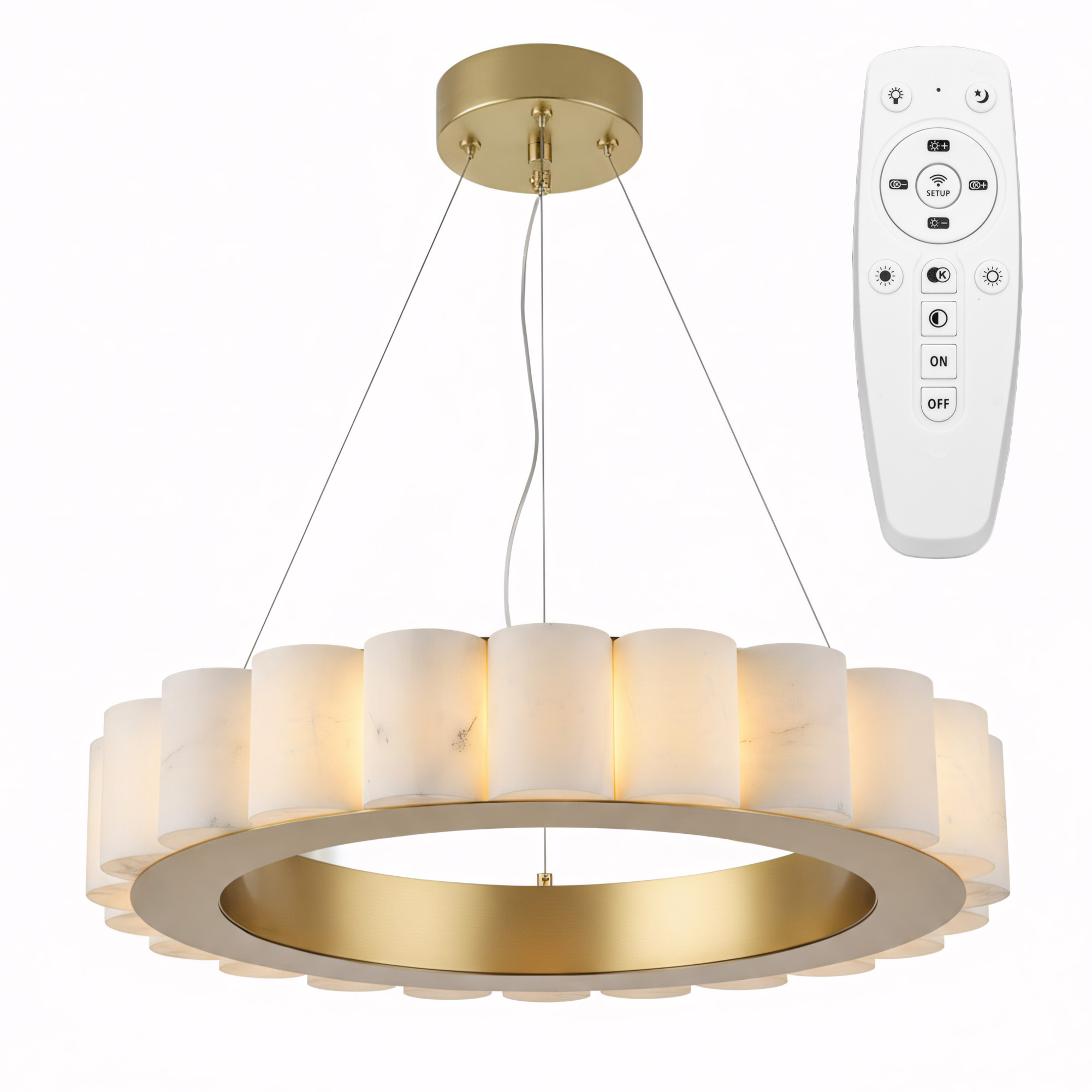 Toolight Lamp APP1801-CP 50 cm Štetec Zlatý