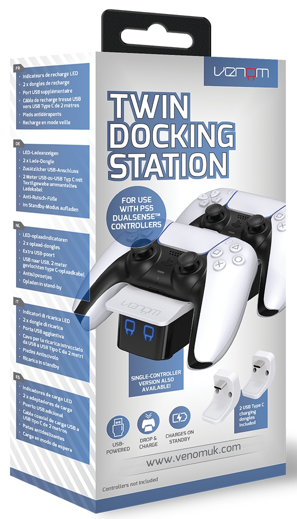 ŁADOWARKA VENOM STACJA DOKUJĄCA DO PADÓW PS5