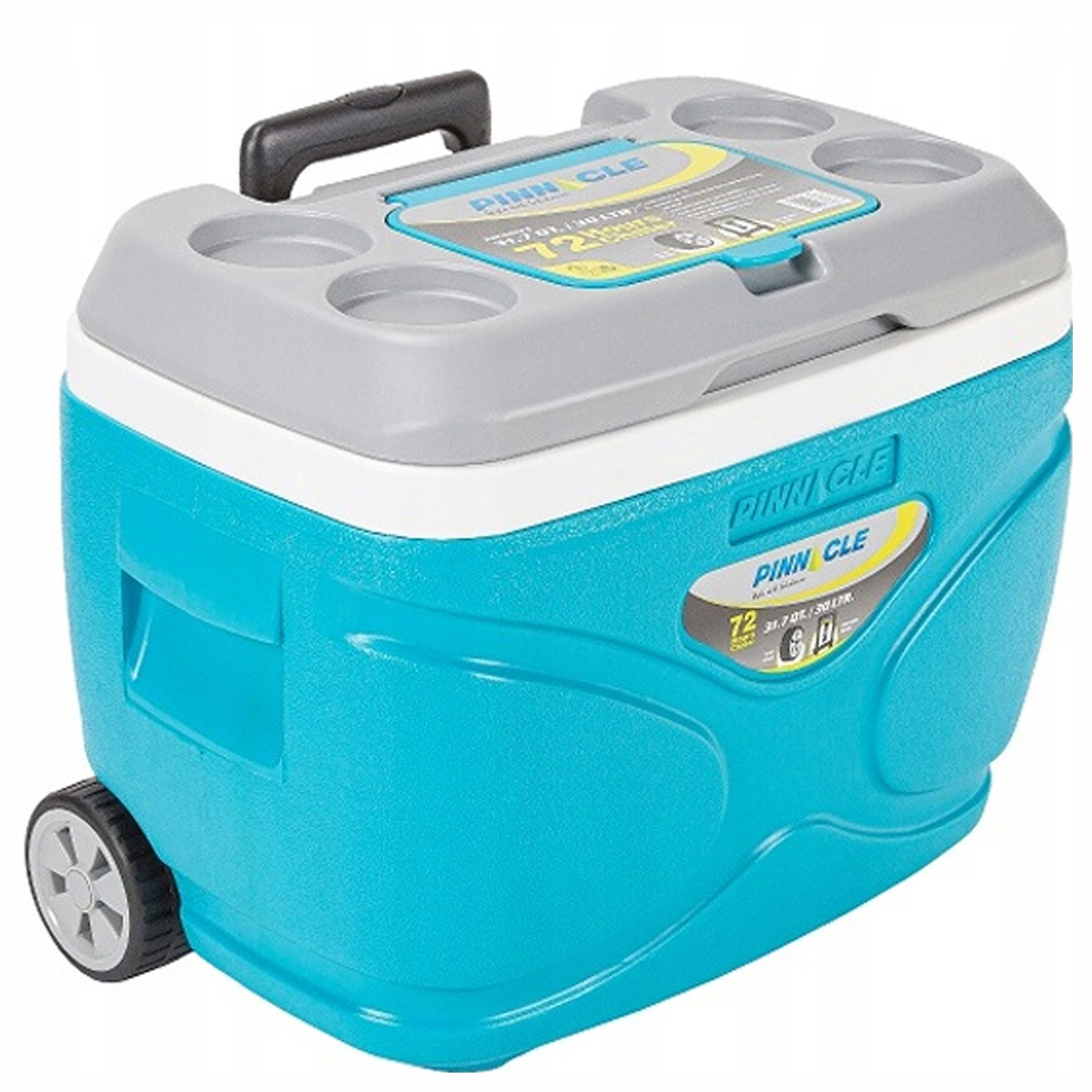 Přenosná chladnička na kolečkách s velkou kapacitou Pinnacle Tpx 3007 30L tyrkysová