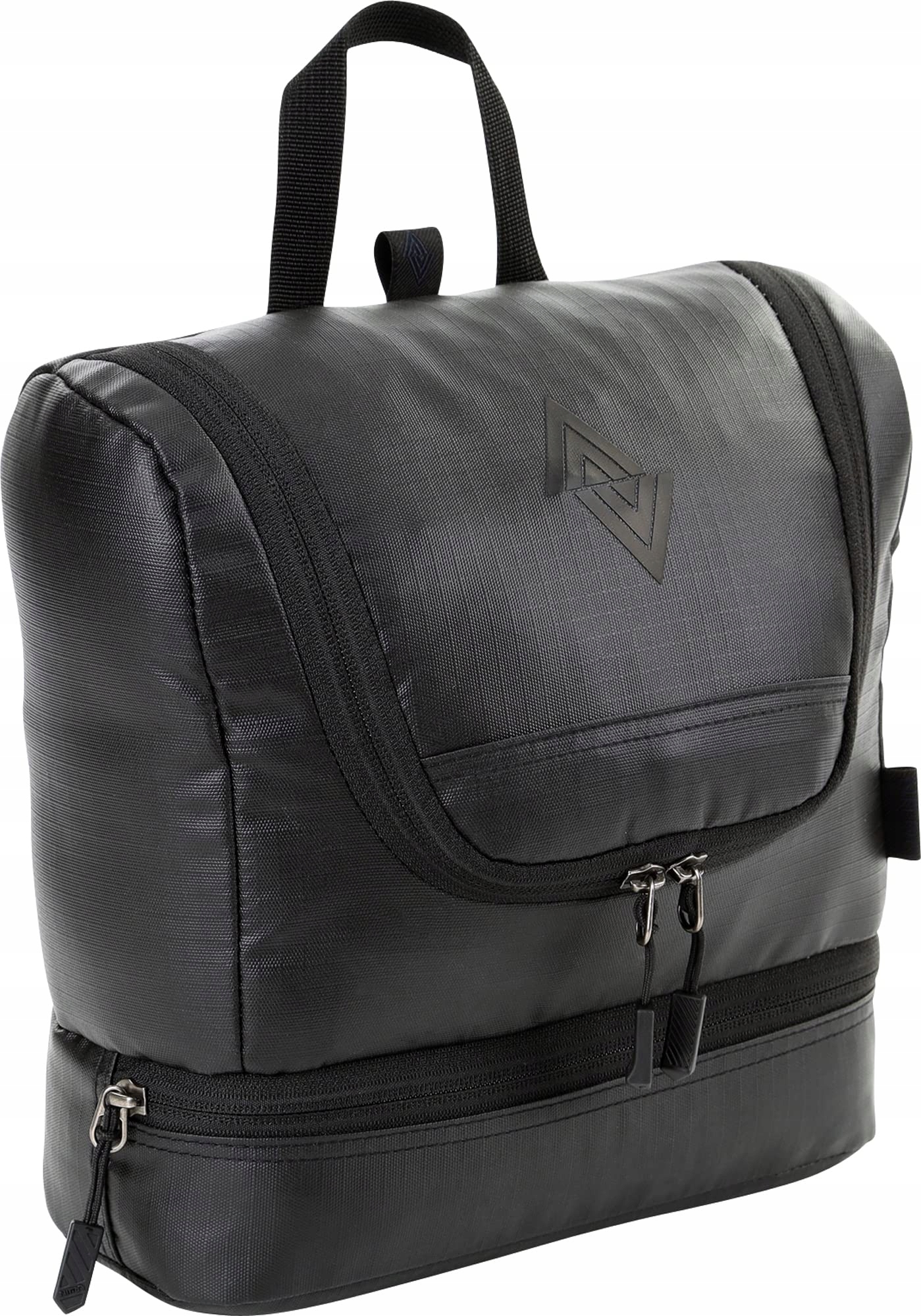 Stylová kosmetická cestovní taška s věšákem, černá