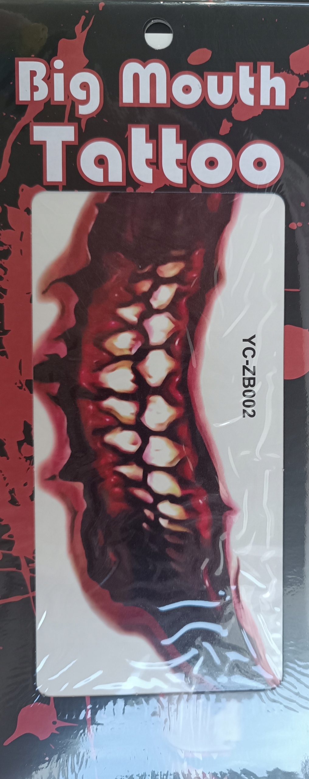 Hallooween Tatuaż Zęby