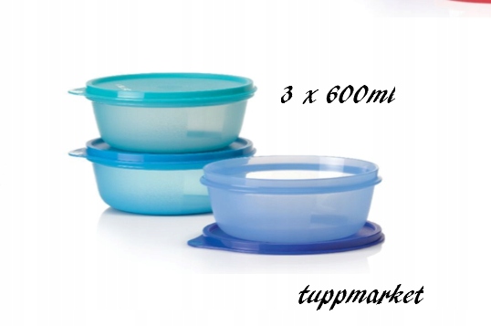 

Tupperware Niezbędna Trójka 3 Zestaw Misek
