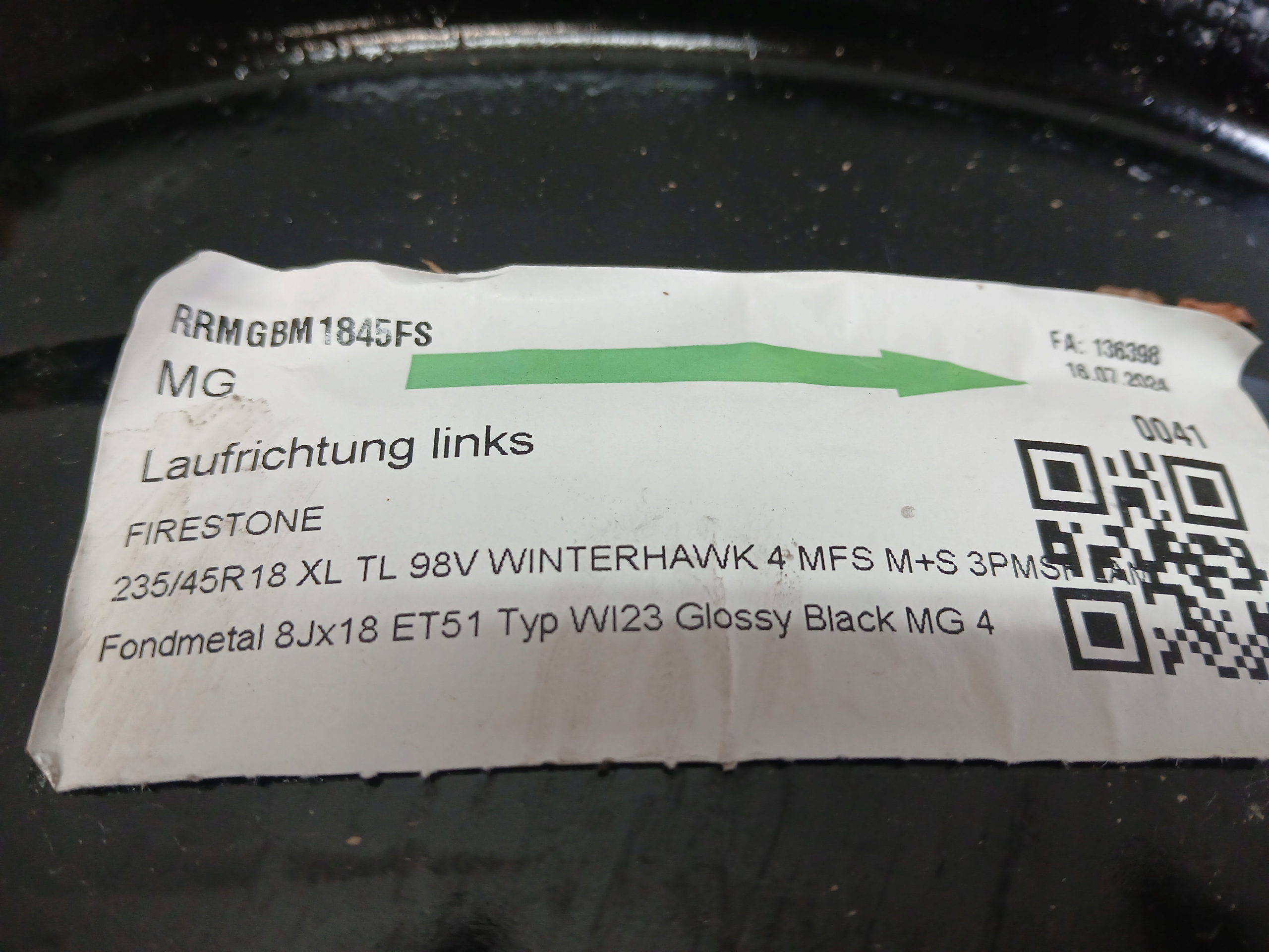 disk hliníkový BYD 8J 18" ET51 5X120 W-123-8018