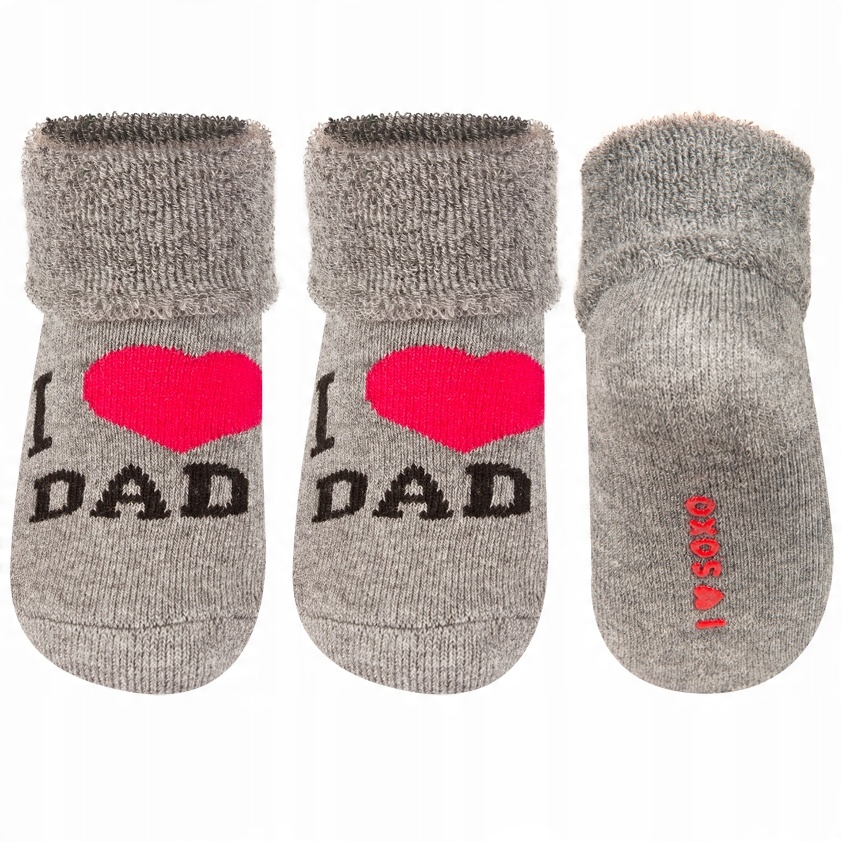 

Skarpetki niemowlęce Serce Soxo I love Dad