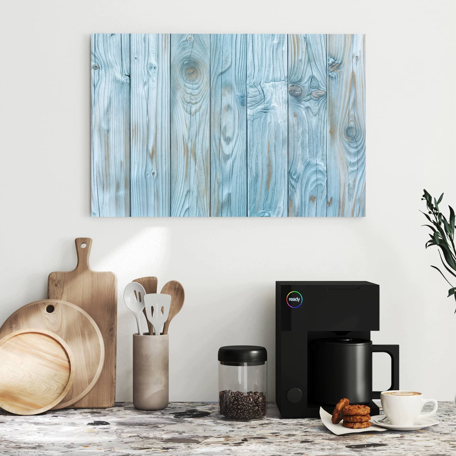 Magnetická tabule Dekor s prken 60 × 40 cm