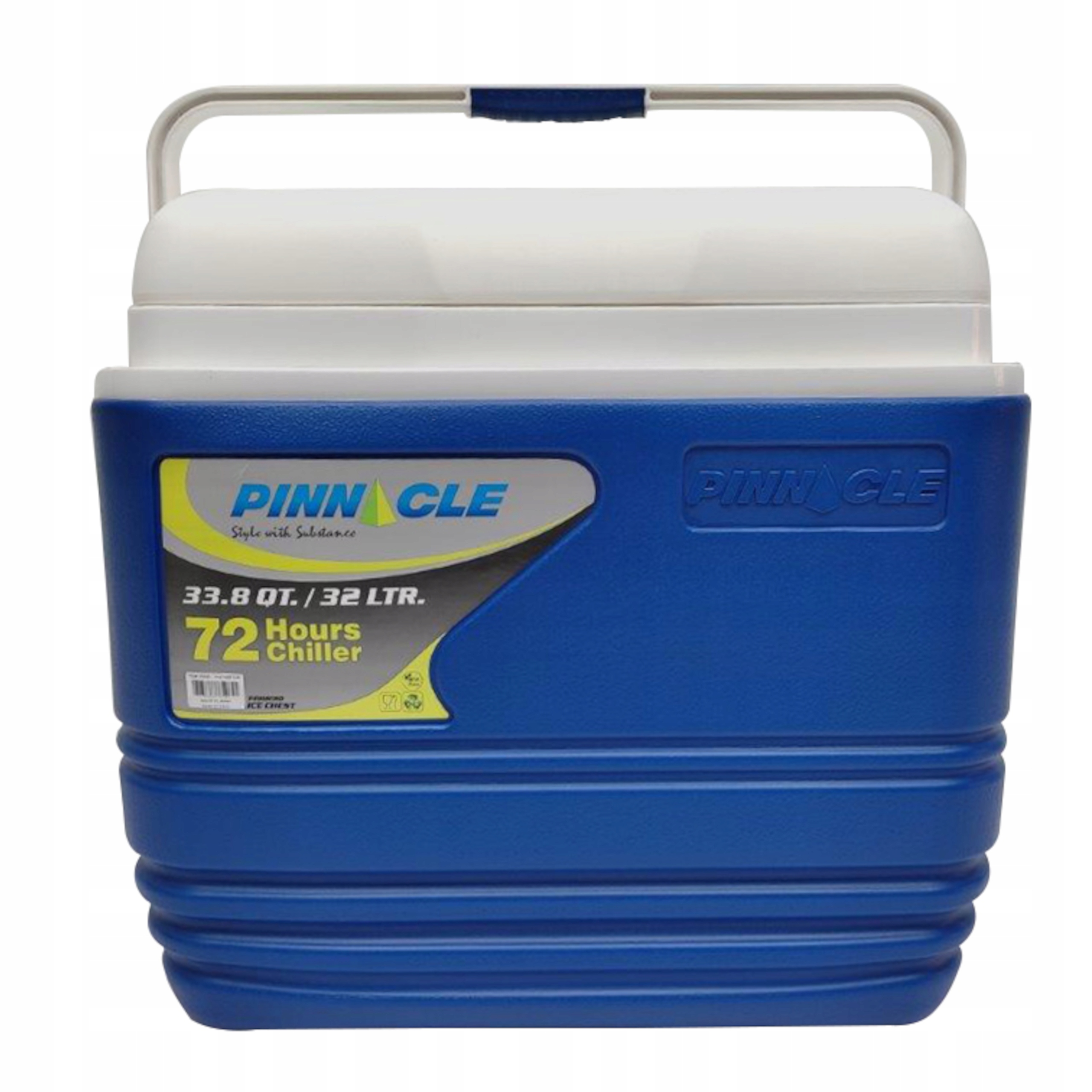 Turistická lednička s rukojetí Pinnacle TPX7000 32L, modrá, piknik a pláž