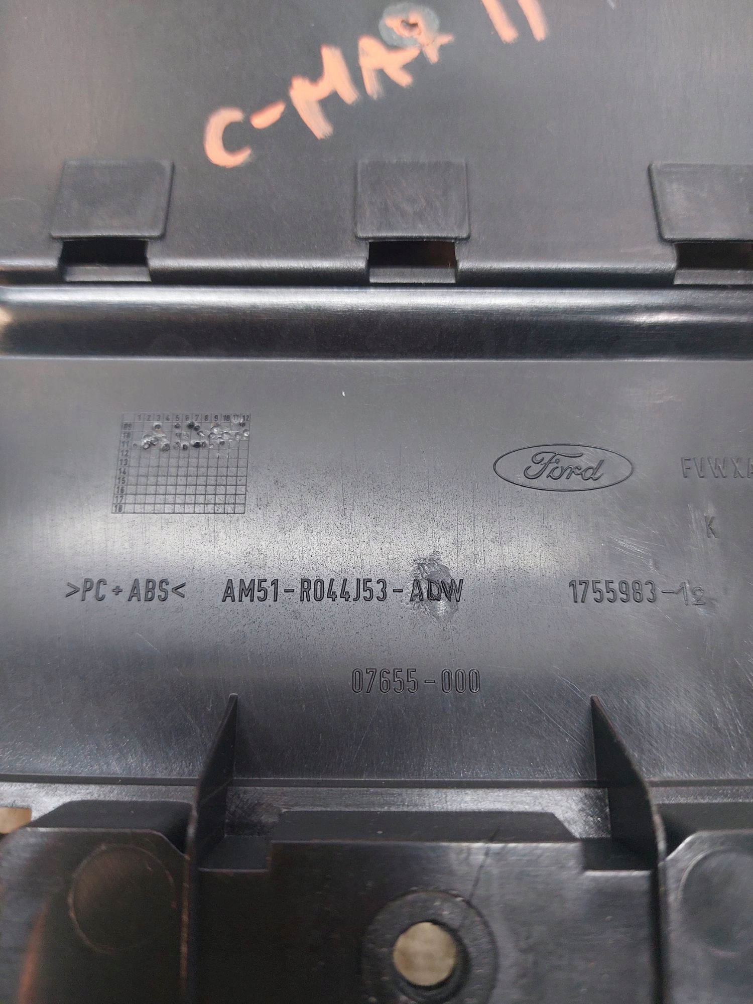 Blende Abdeckung Abdeckung, Hutablage Armaturenbrett FORD C-MAX MK2 AM51R044J53ADW
