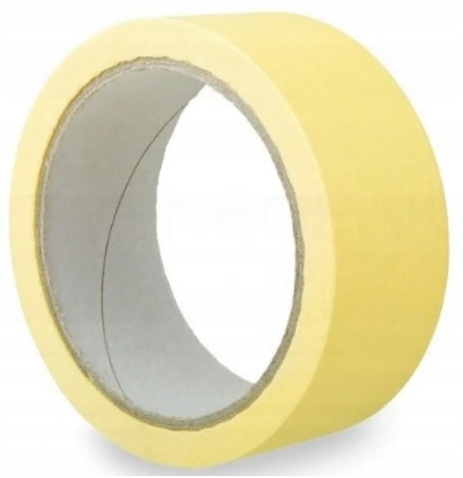 TAŚMA PAPIEROWA MALARSKA MASKUJĄCA ŻÓŁTA 48MM/25M