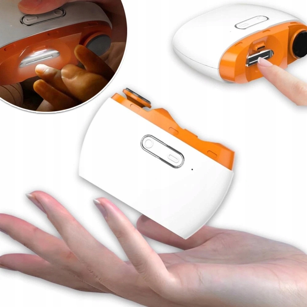 Automatický Elektrický Odstřihovač A Pilník Na Nehty, Pro Miminka 2V1