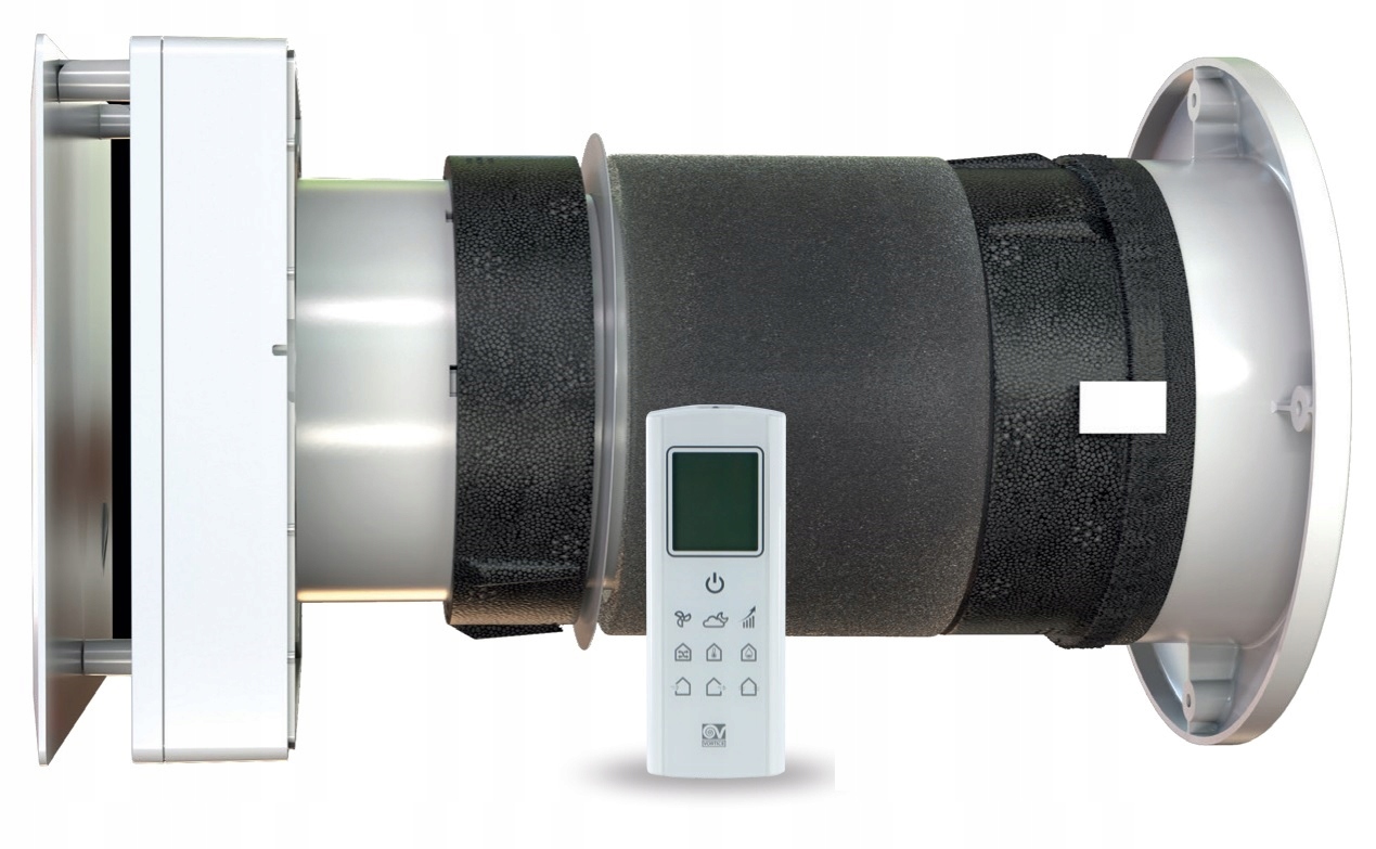 Włoski Rekuperator ścienny 160 60m3/h VORTICE CZUJNIK WILGOCI WiFi