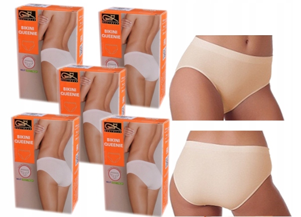 

Gatta Figi Majtki Queenie 5-PAK Beżowe 5 Sztuk S