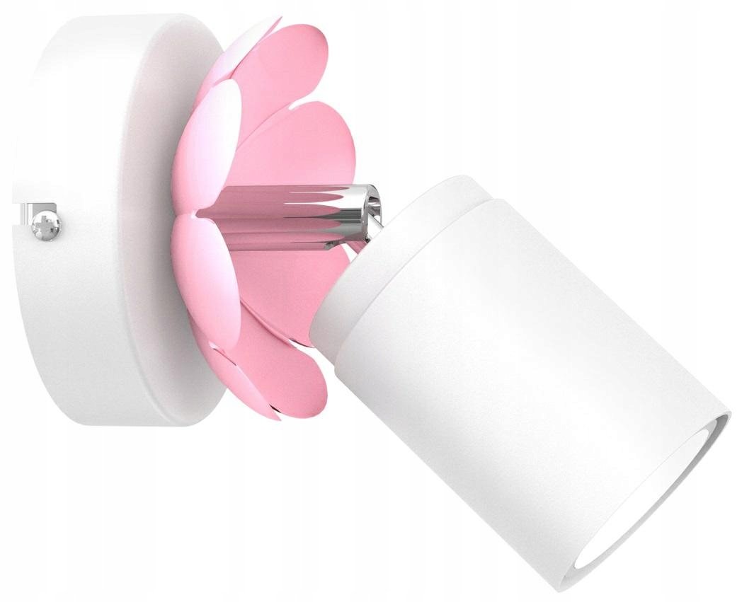 Stropní svítidlo Spot Flower Bílý Růžový styl romantický glamour