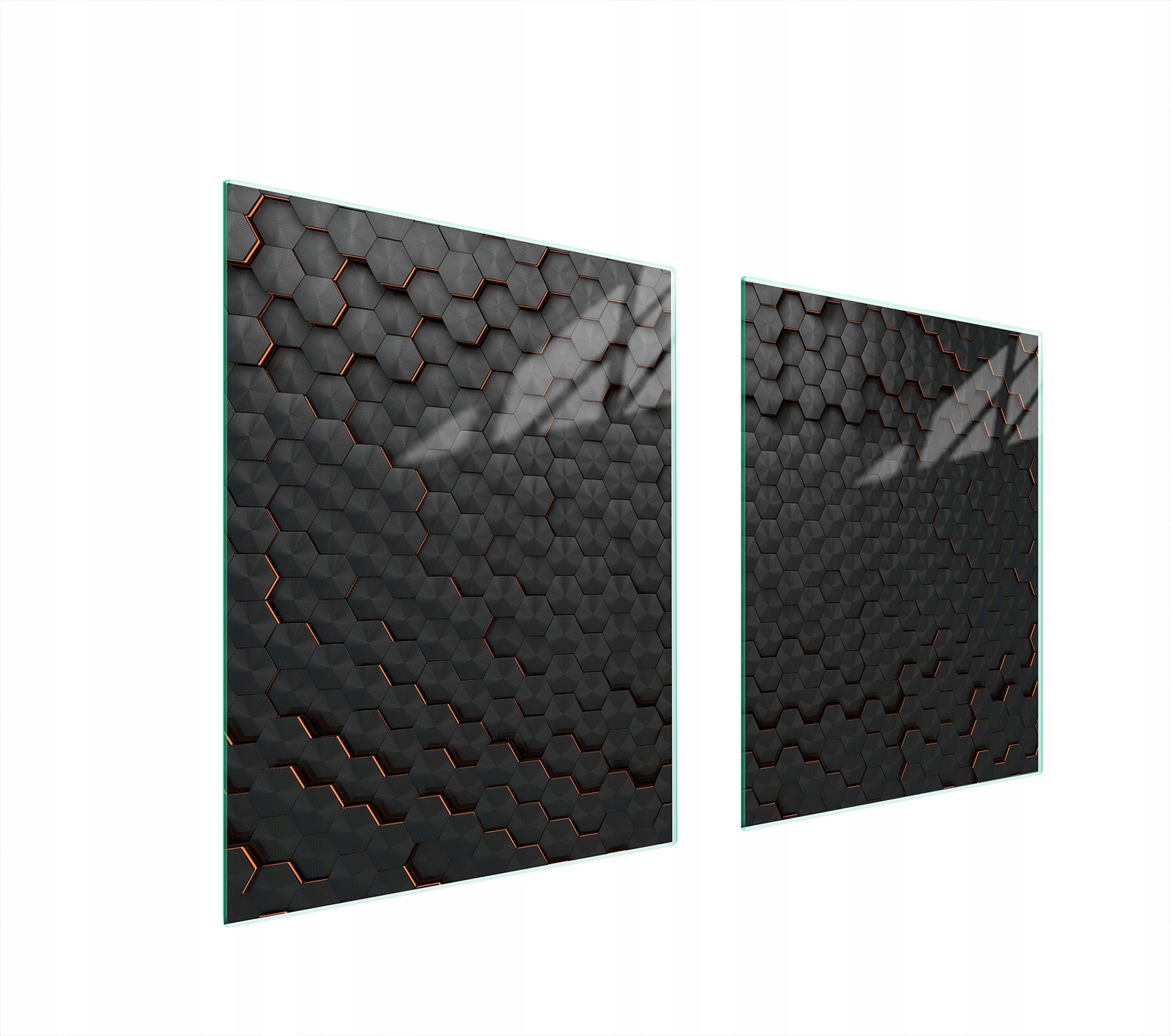 Ochranná Skleněná Deska Na Sporák 85x52 Černá Tvrzené Sklo