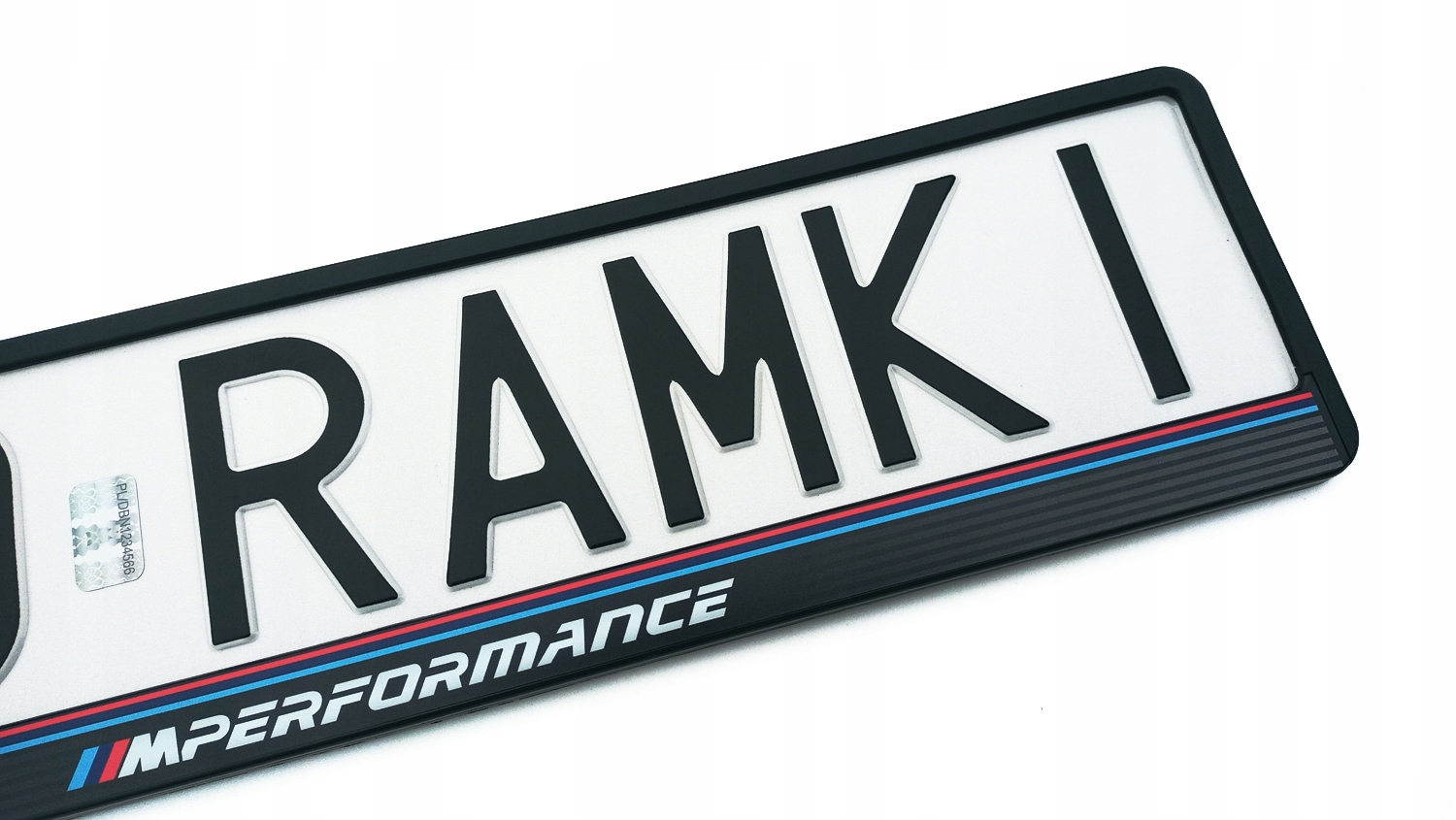 BMW M PERFORMANCE MPOWER MOTORSPORT E90 X5 X3 ramka do tablic pod tablice Producent inny