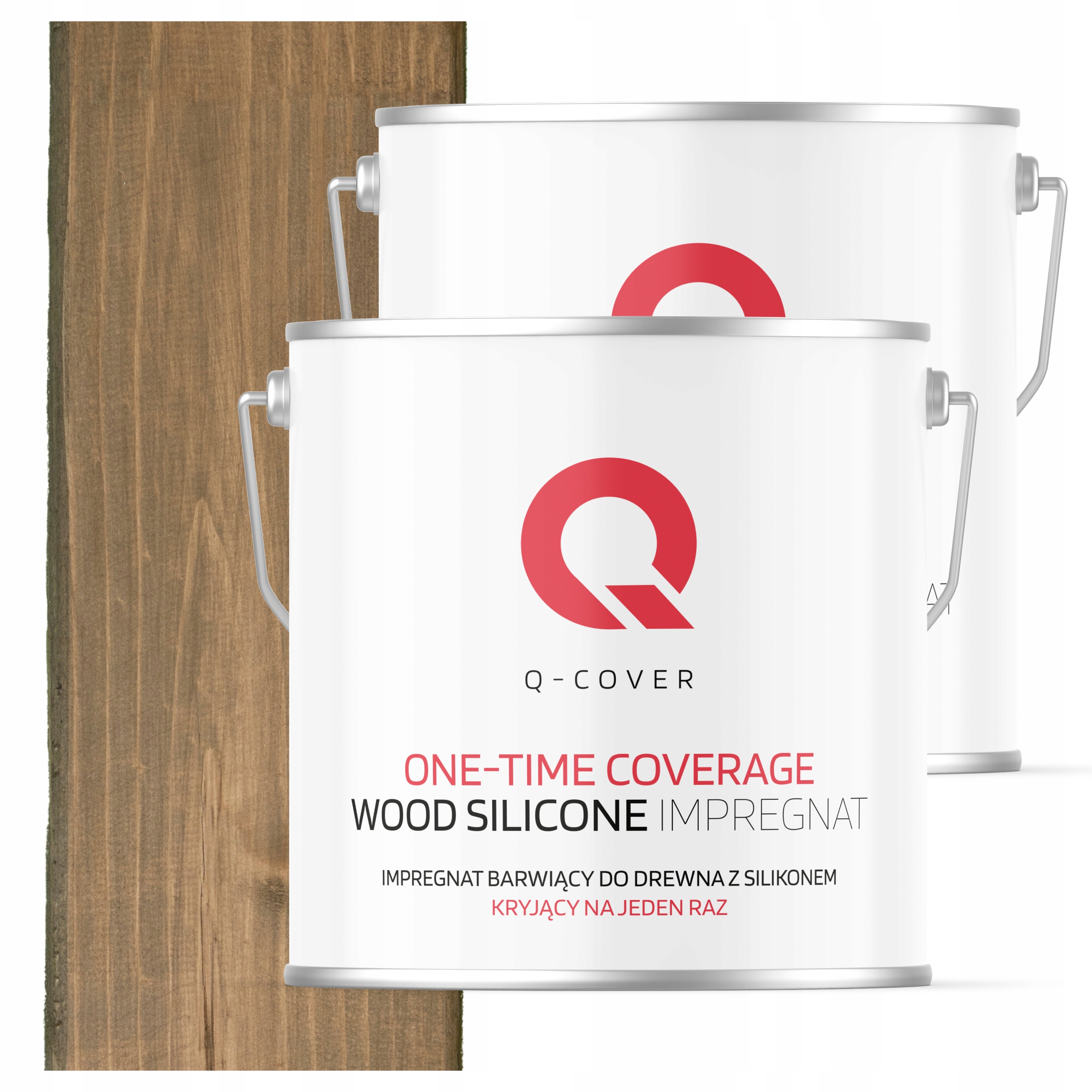 Impregnát na drevo Farba Pro S Voskom 5L Silná Farba Naraz Šedá Bronz