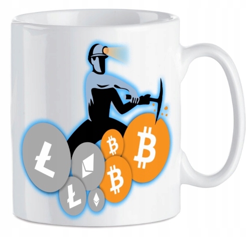 

Kubek Fana Kryptowalut Kryptowaluta Górnik Bitcoin