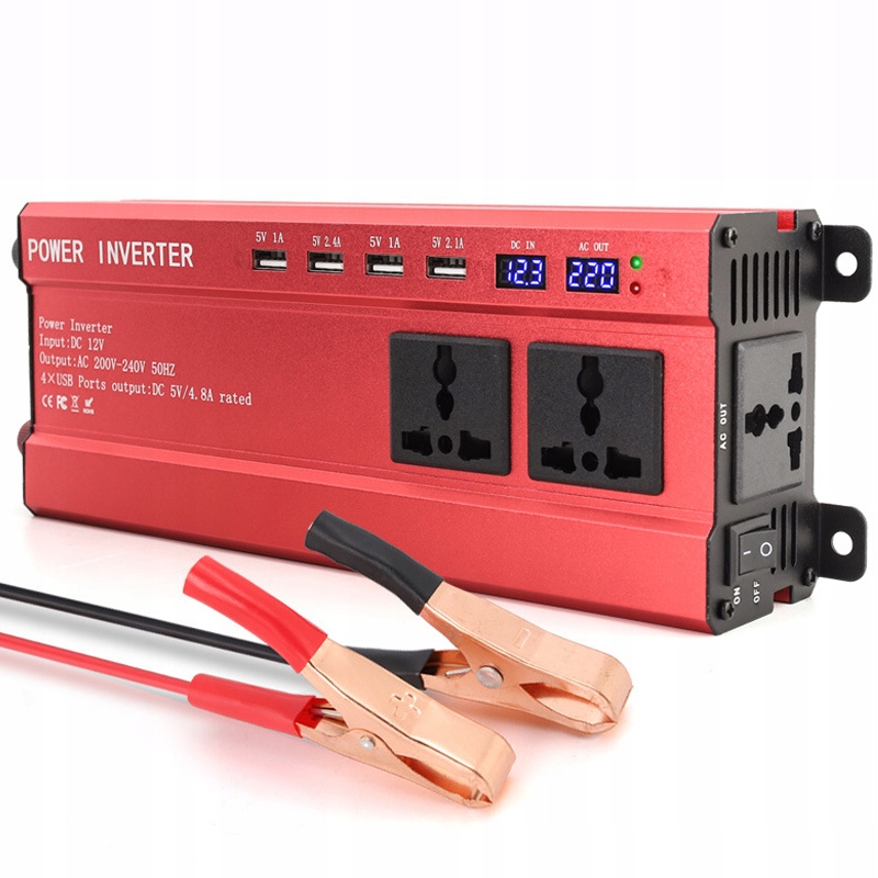 

Przetwornica Samochodowa Napięcia 12v/220v 2000W