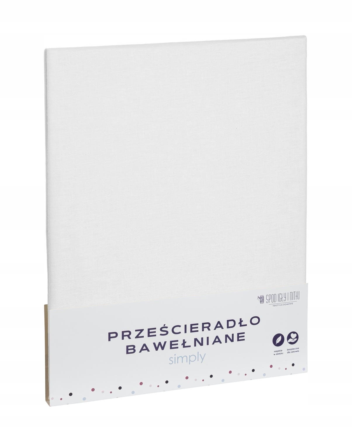 

Białe Prześcieradło Bawełna Bez Gumki 140X200