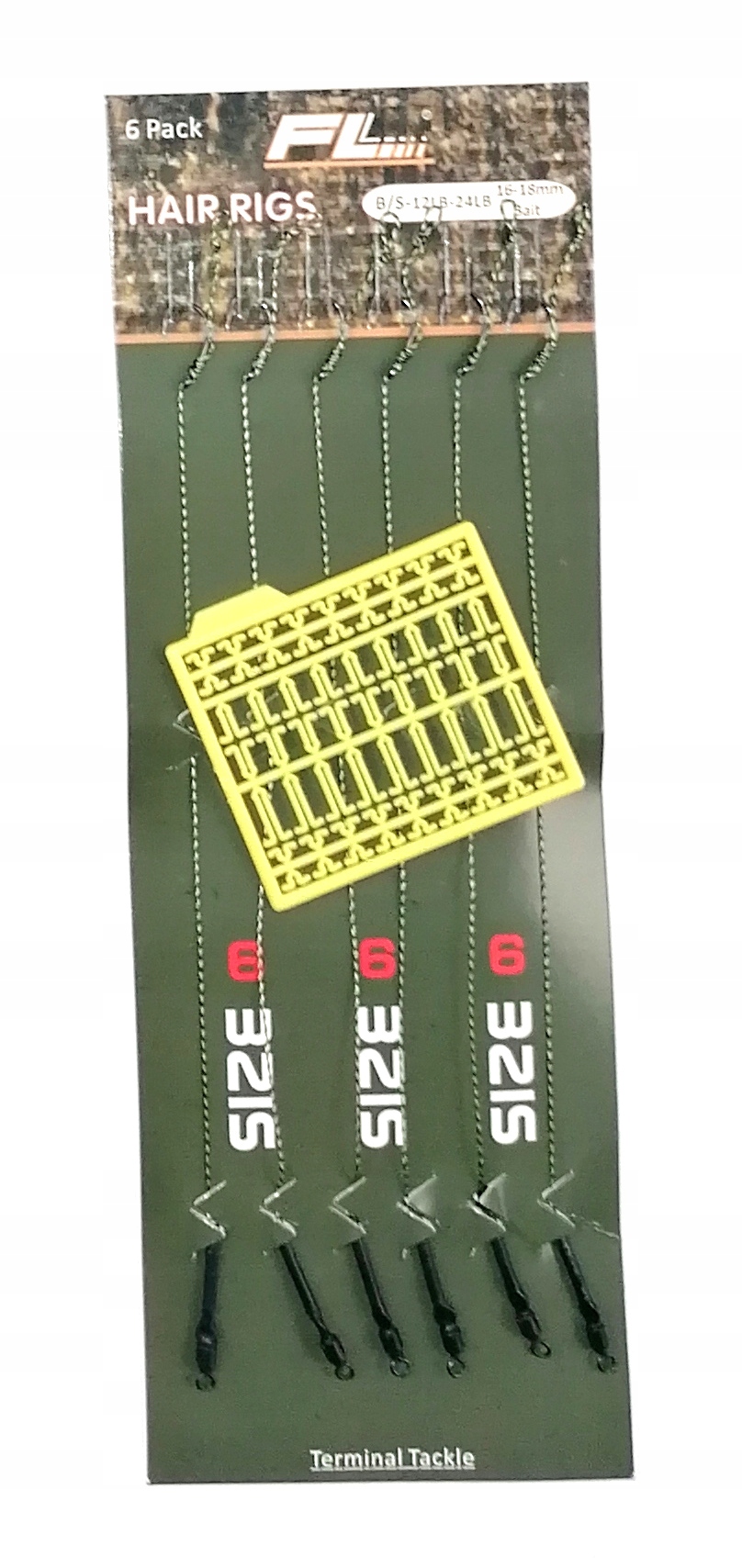 PRZYPON KARPIOWY PLECIONKA Z WŁOSEM 6szt roz. 6