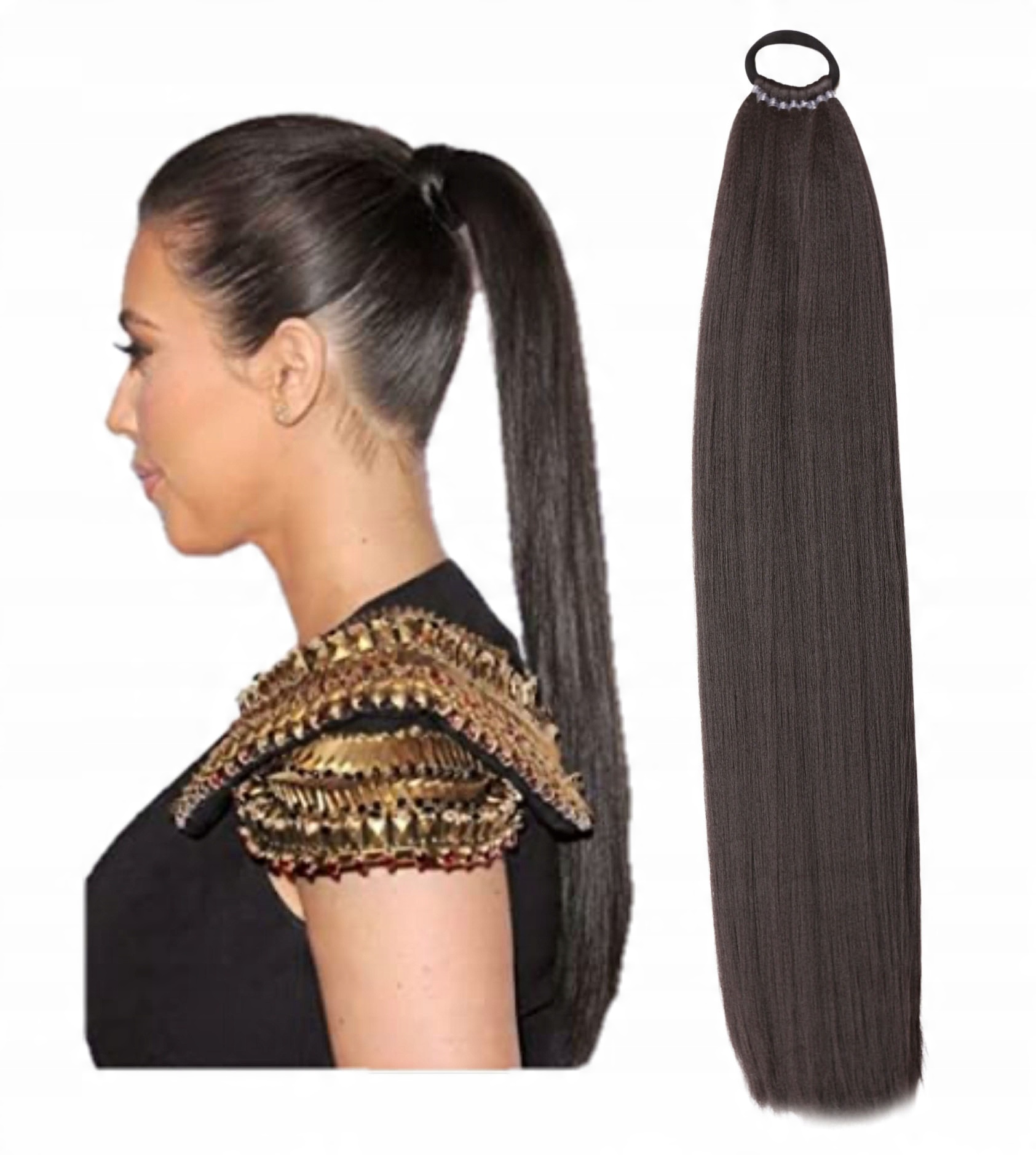 

Doczepiany Kucyk Kuc Afrogumka 60CM 100G Kitka