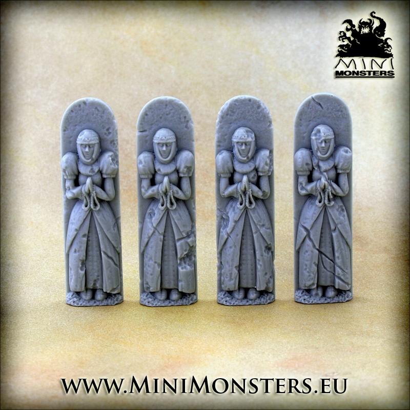 FIGURY (dama) - 4szt. - Warhammer, Fantasy