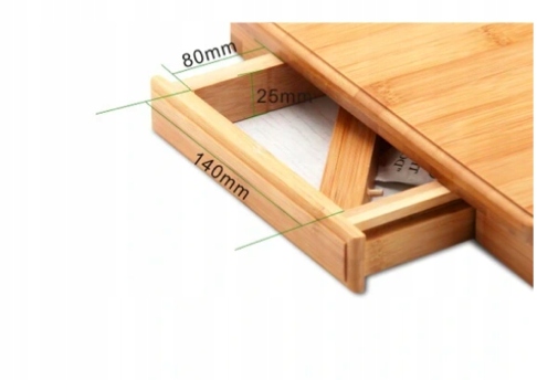 DUŻY DREWNIANY BAMBUSOWY STOLIK POD LAPTOPA Kod producenta 556555566